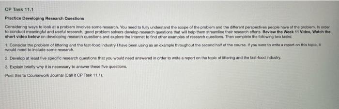 please fresh solutions only CP Task 11.1 Practice