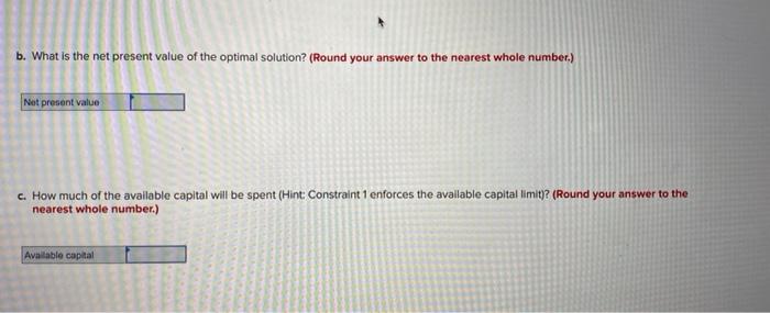 A firm has prepared the following binary integer
