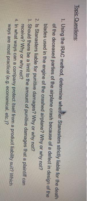 bussiness law class Discussion Scenario: Two men