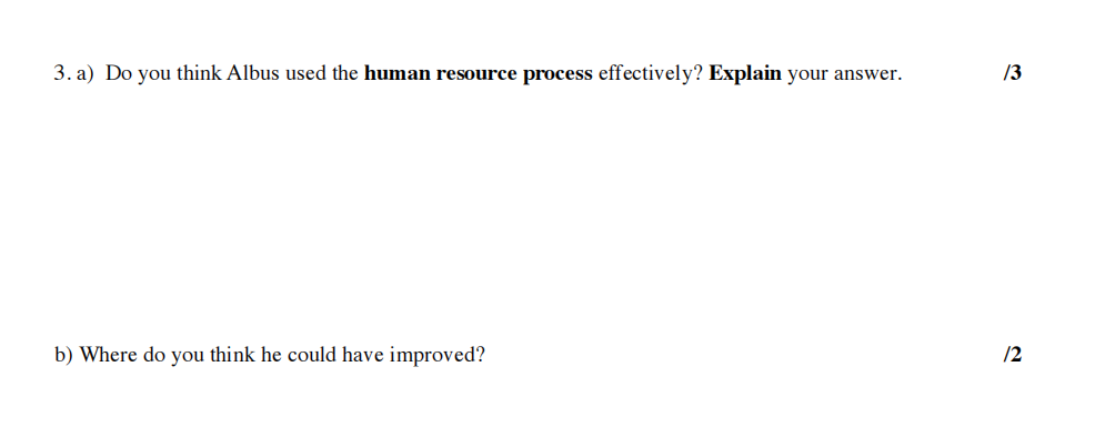 Thinking /25 Read the following scenario, then