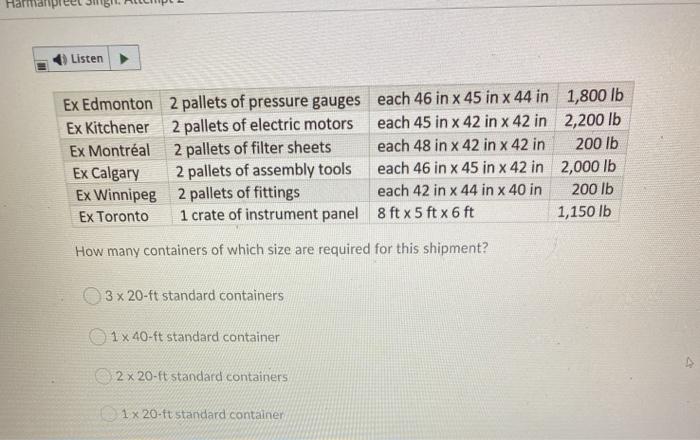Listen Ex Edmonton 2 pallets of pressure gauges