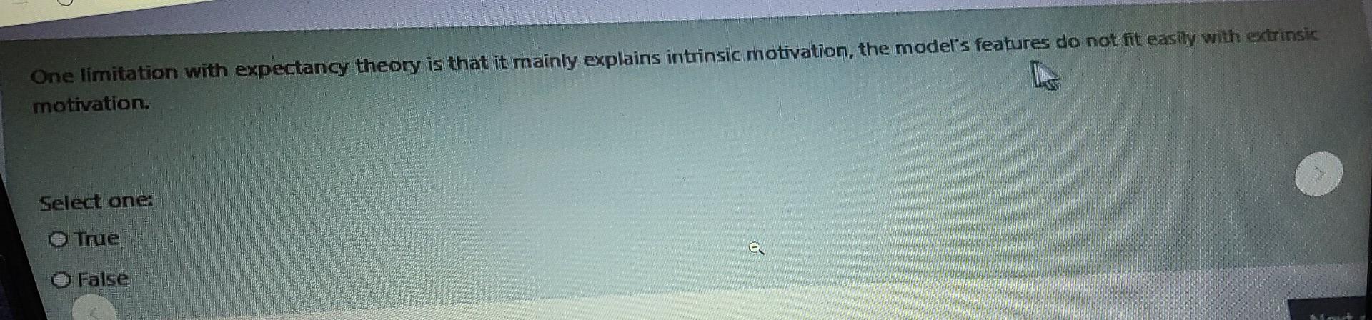 One limitation with expectancy theory is that it