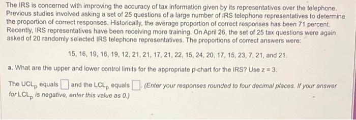 The IRS is concerned with improving the accuracy