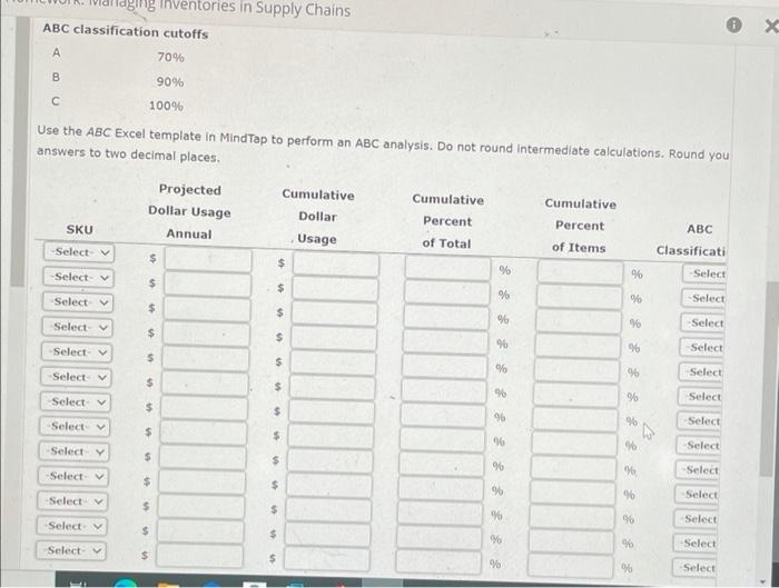 Spreadsheet The Welsh Corporation uses 13 key