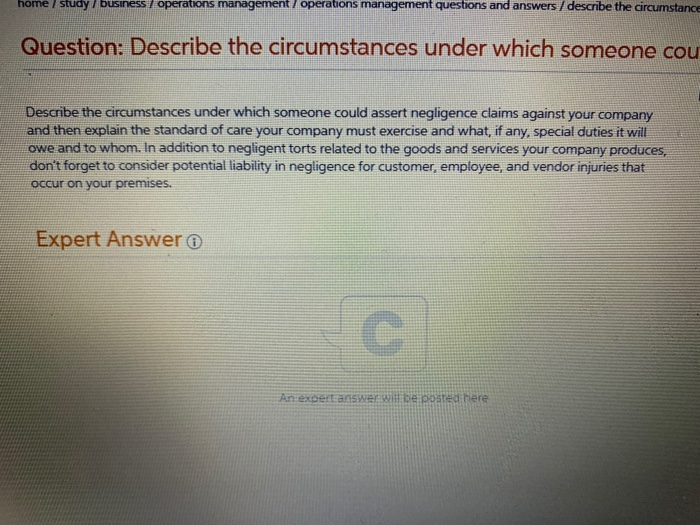 home study business operations management