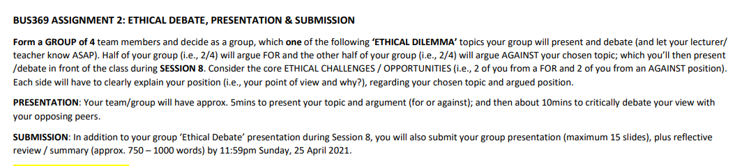 My side in the debate is in FAVOR of Artificial