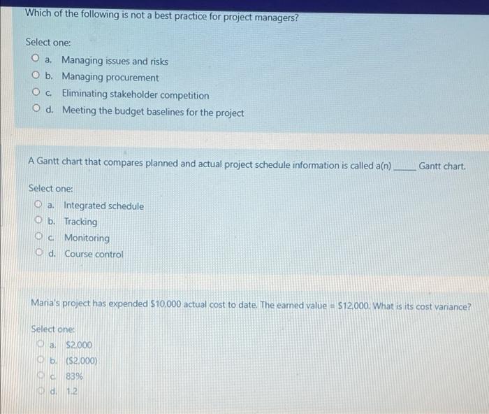 Which of the following is not a best practice for