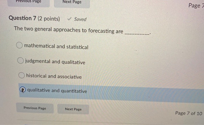 Previous Page Next Page Page 5 of 10 Question 5