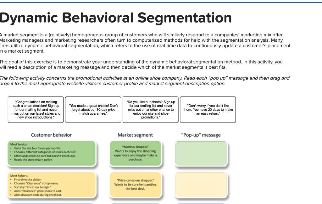 market segment is a (relatively) homogeneous