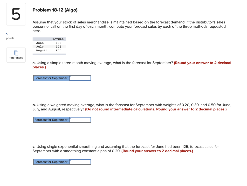 Problem 18-12 (Algo) 5 Assume that your stock of