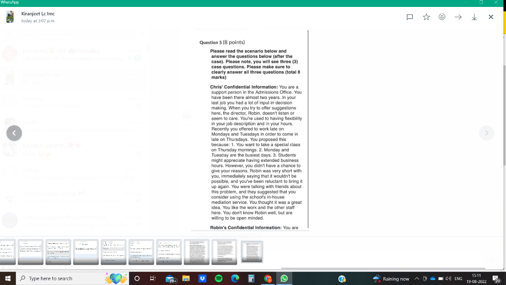 Kiranjeet Lc Imc today at 3:07 p.m. Question 5 (