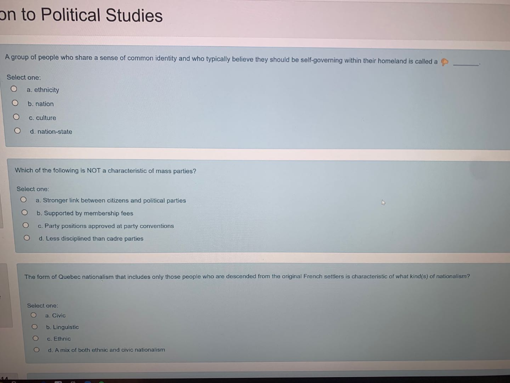 Which of the major ideologies is most likely to