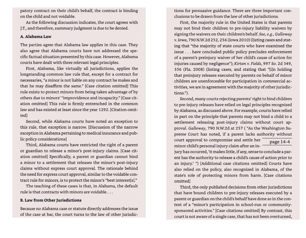 Fact, issue, rule, and conclusion The right to