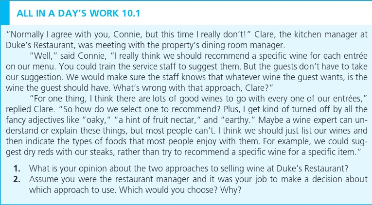 ALL IN A DAY'S WORK 10.1 