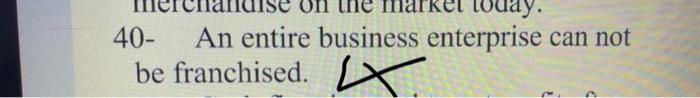 kel loudy. An entire business enterprise can not