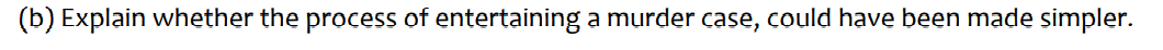 (b) Explain whether the process of entertaining a
