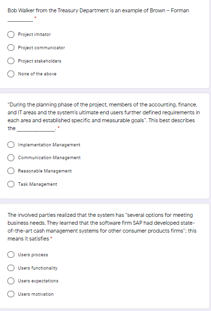 Please answer them all thank you so much Brown -