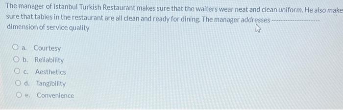 The manager of Istanbul Turkish Restaurant makes