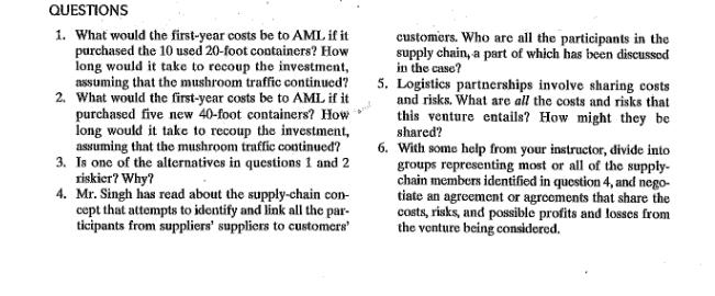 CASE 9-1 Aero Marine Logistics Aero Marine