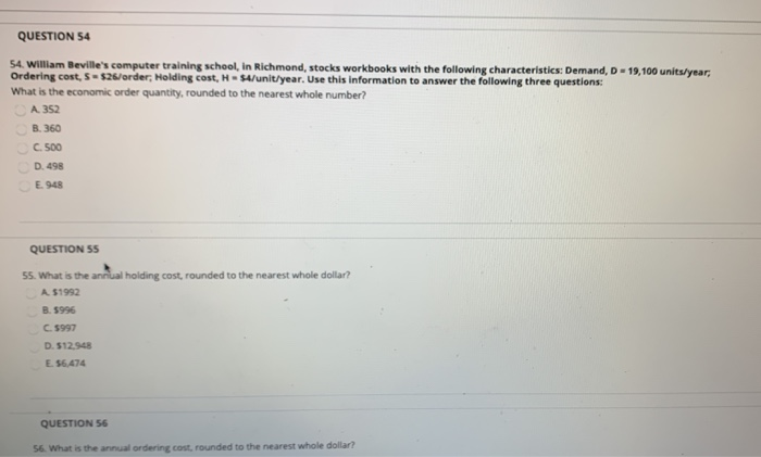 QUESTION 54 54. William Beville's computer