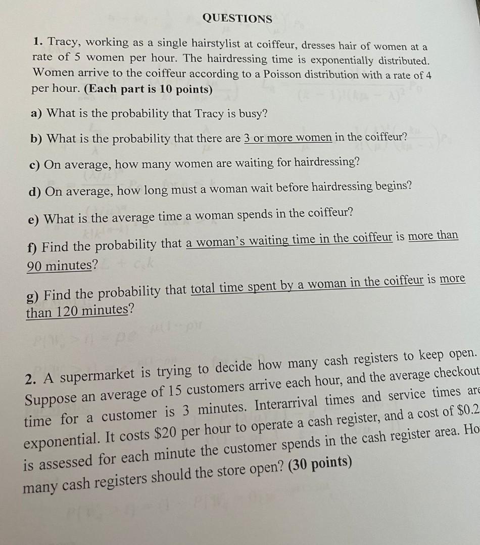 1. Tracy, working as a single hairstylist at