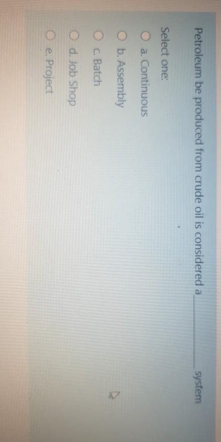 Petroleum be produced from crude oil is