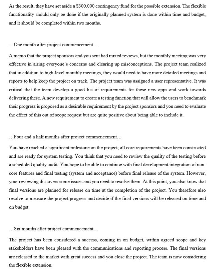 Requirement of assignment is to just create