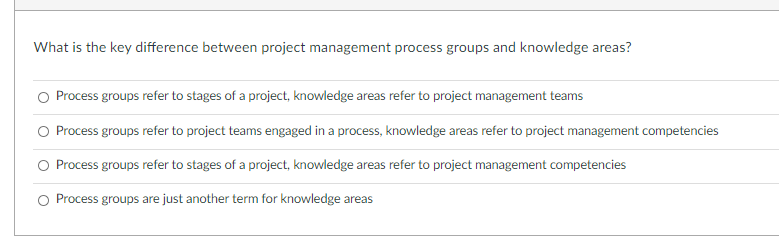 What is the key difference between project