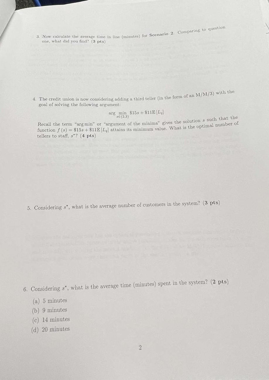1 Staffing with the M/M/s Queue McNeese is