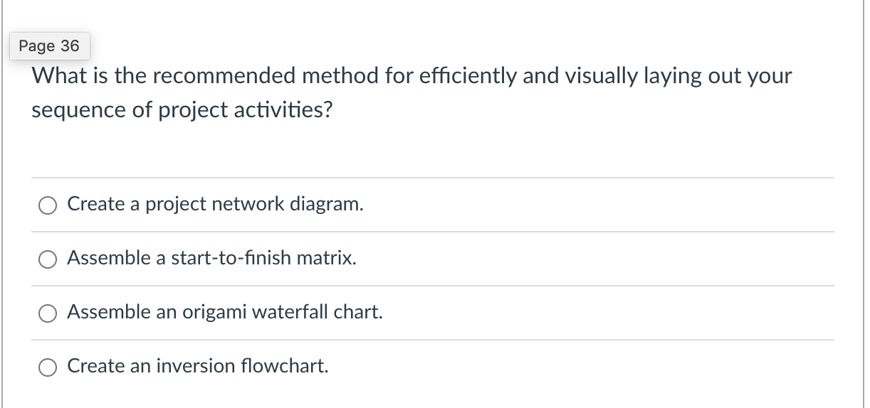 Solve Page 36 What is the recommended method for
