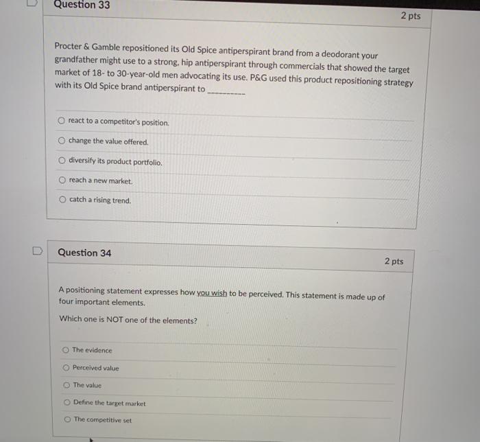 D Question 38 2 pts We have spent the semester