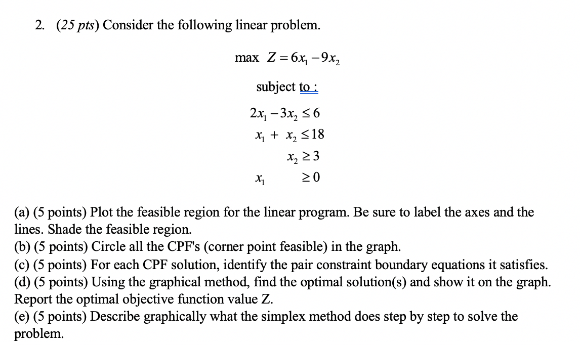 PLease solve without using any programs/excel. 2.