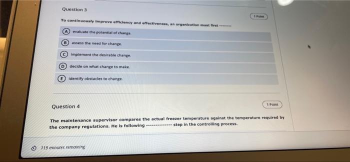 I want the answer quickly, please Question 1