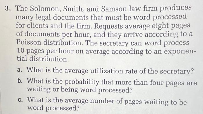 3. The Solomon, Smith, and Samson law firm