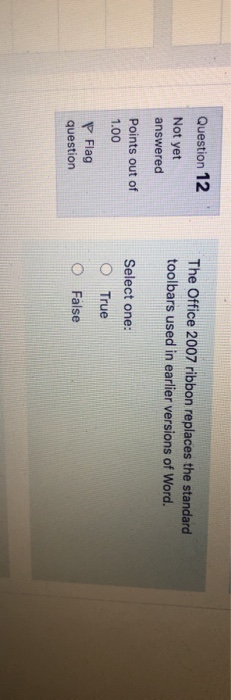 Question 10 Not yet Which of the following is an