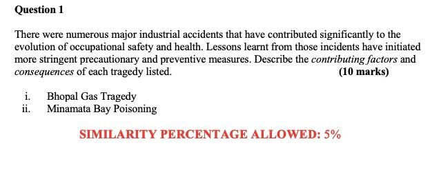 Please take note plagiarism should not be more