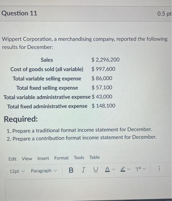 Wippert Corporation, a merchandising company,