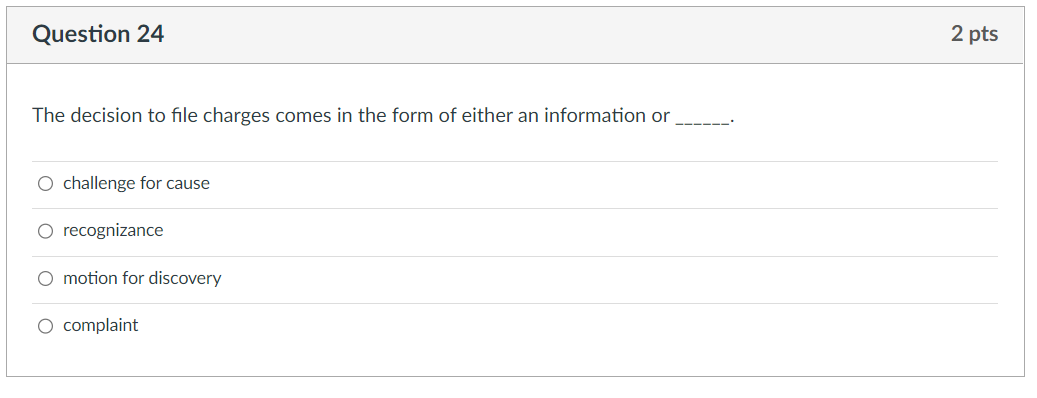 Please answer The decision to file charges comes