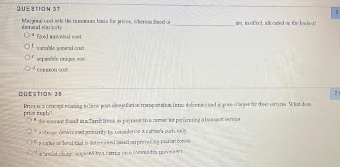 QUESTION 35 What does truck platooning refer to?