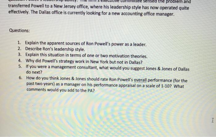 Pana JONES & JONES ACCOUNTING Ron Powell received