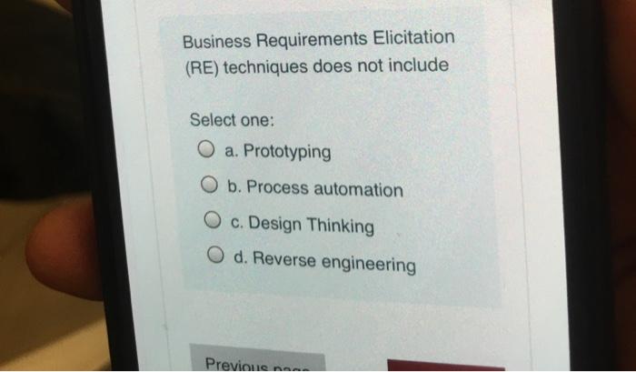 Business Requirements Elicitation (RE) techniques
