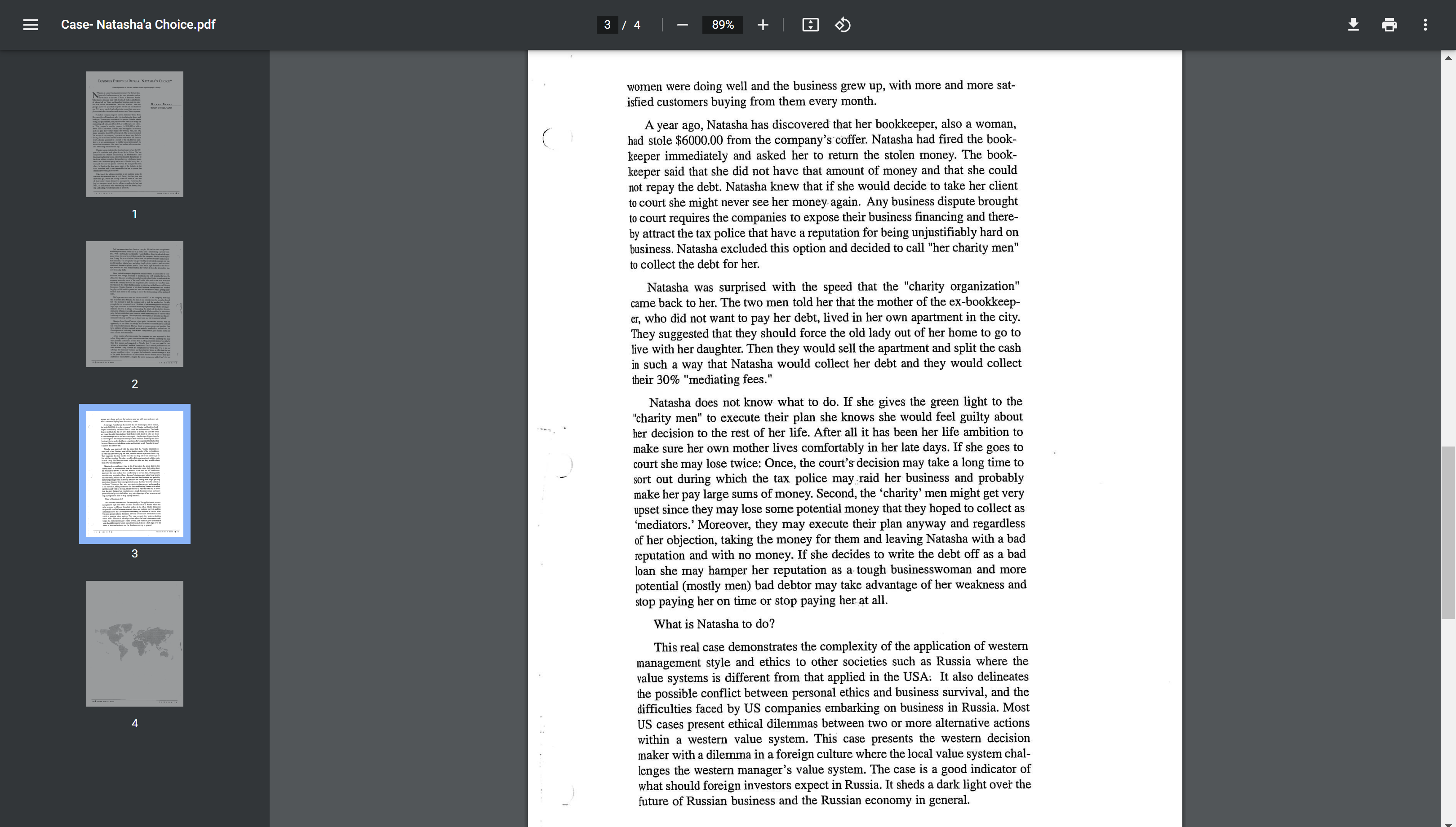 Conducting successful international sport