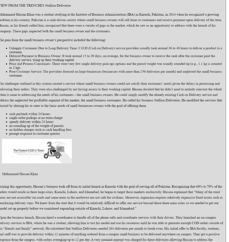 In Their Shoes Based on what youve read about