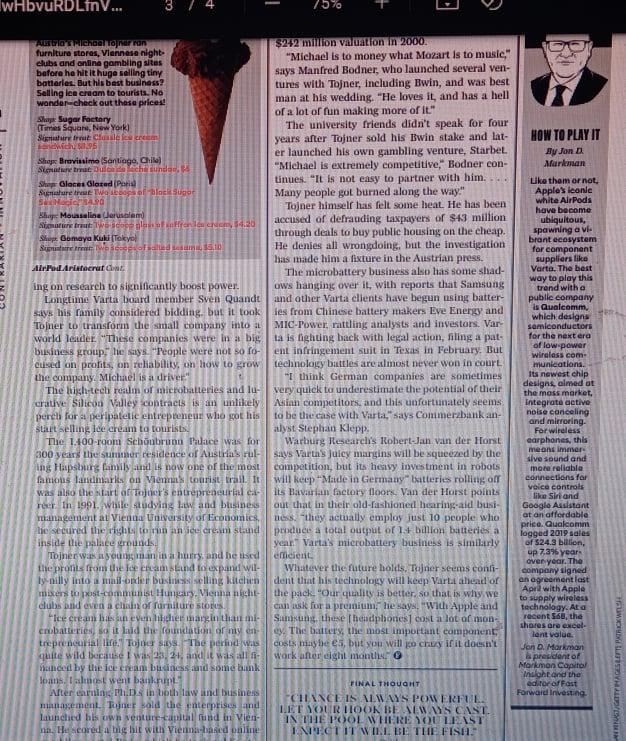 CONTRARIAN IN In a gray-walled confer- ence room