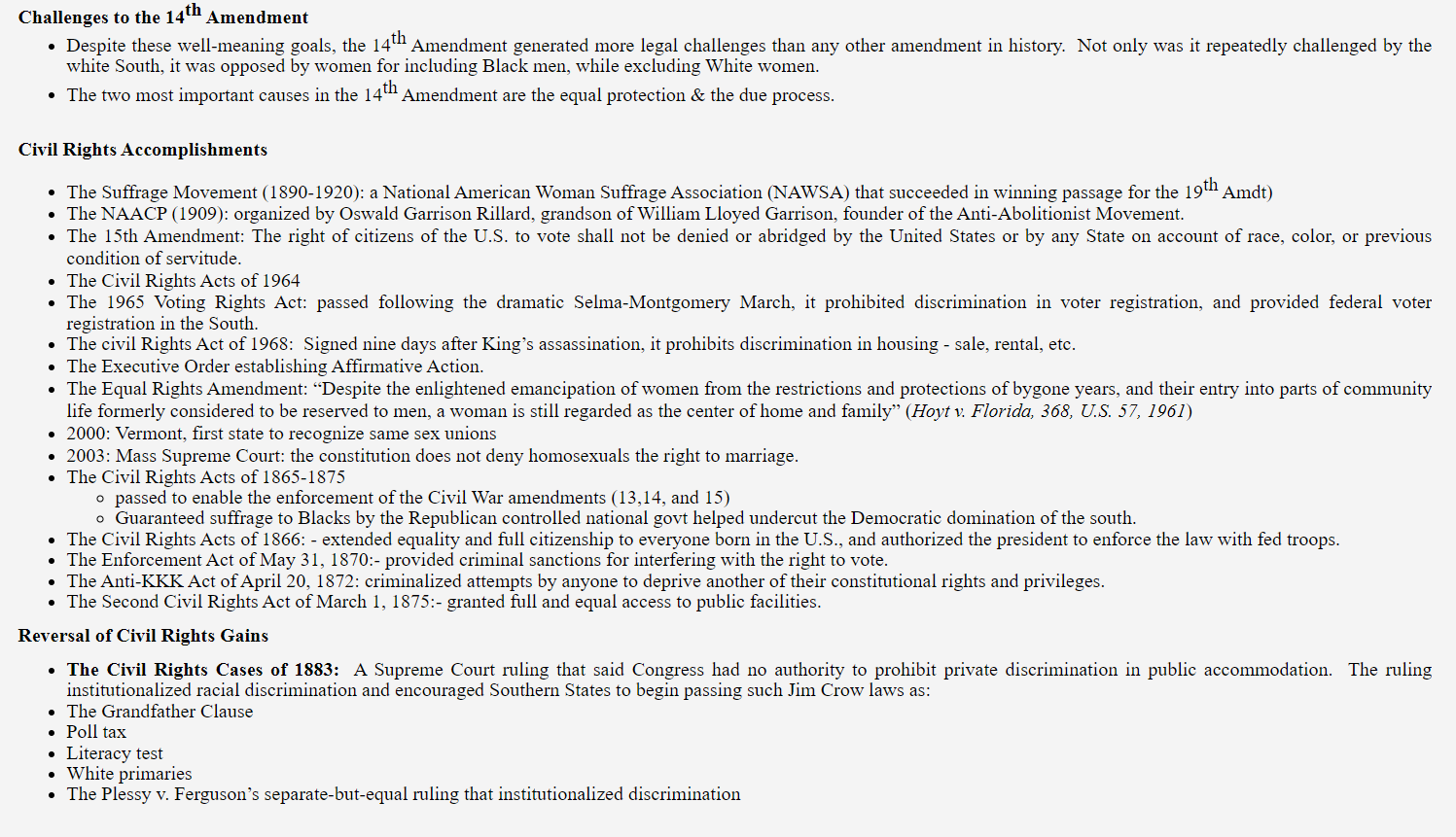 Chapter begins with the story of Harriet Tubman -