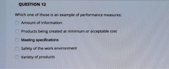 QUESTION 12 Which one of those is an example of