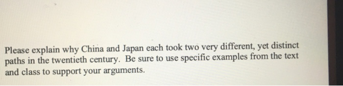 Please explain why China and Japan each took two