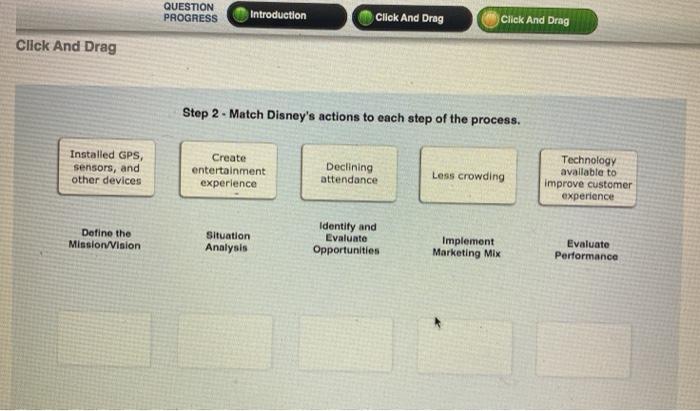 (marketing) QUESTION PROGRESS Introduction Cack