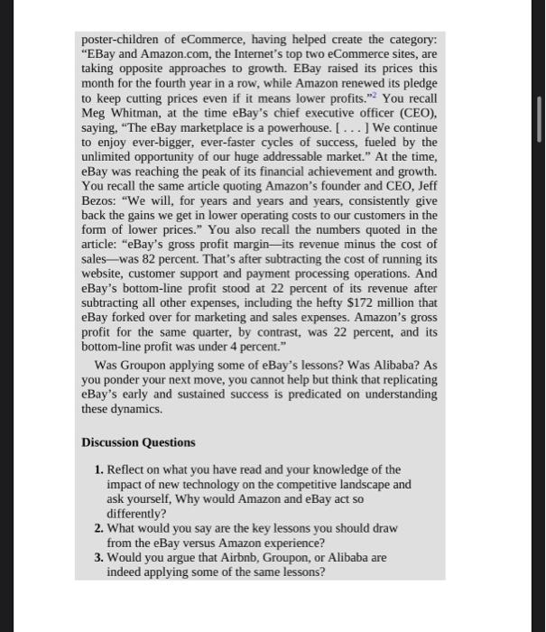 Chapter 4 The Changing Competitive Environment