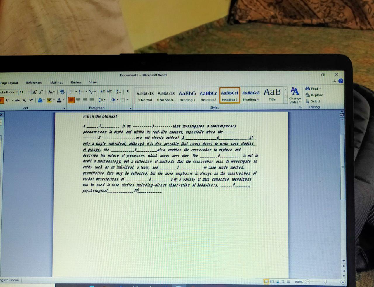 Document - Microsoft Word X Page Layout